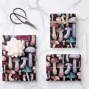 Search for mushrooms wrapping paper Watercolor