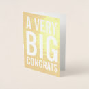 Search for graduate congratulations cards Foil