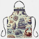 Search for vintage nautical aprons Crab