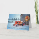 Search for rural farm christmas cards Tractor