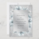 Search for platinum wedding invitations Silver
