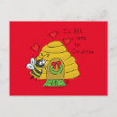 Search for funny bees postcards Cute