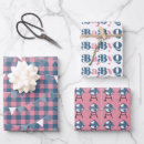 Search for pink and blue gender reveal wrapping paper Modern