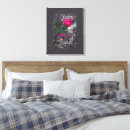 Search for pink grey canvas prints Flower