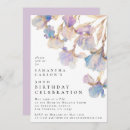Search for iris birthday invitations Floral