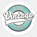 Search for vintage logo stickers Red