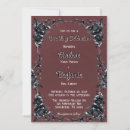 Search for blood red invitations Black