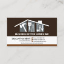 Search for building contractor business cards Construction
