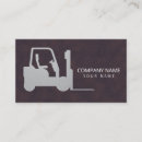 Search for forklift business cards Haulage