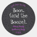 Search for adult costume stickers Boos and booze