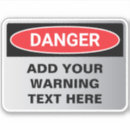 Search for danger signs Hazard