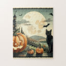 Search for halloween cat puzzles Fall