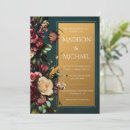 Search for hunter green and gold invitations Minimalist