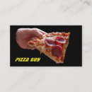Search for delivery service business cards Pizza