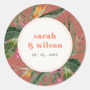 Search for destination wedding stickers Simple minimal