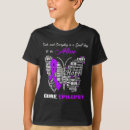 Search for epilepsy butterfly tshirts Purple