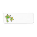 Search for maple leaf return address labels Fall
