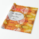 Search for modern art wrapping paper Orange