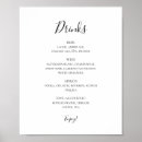 Search for open bar reception party drink menus For her