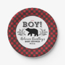 Search for black and white checkered paper plates Buffalo plaid