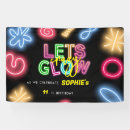 Search for neon birthday banners Colourful