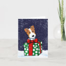 Search for jack russell terrier christmas cards Snow