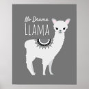 Search for drama signs posters No drama llama