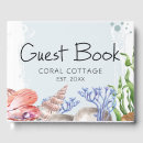 Search for beach house guest books Watercolor