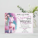 Search for pony unicorn invitations Pink