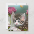 Search for kittens note cards Flowers