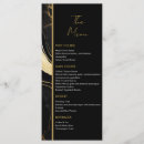 Search for black and gold menus Sophisticated