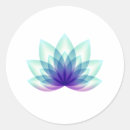 Search for blue lotus flower stickers Yoga