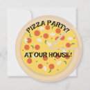 Search for round pizza invitations Kids