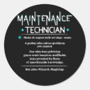 Search for funny job stickers Technician