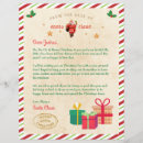 Search for letter to santa stationary Red and green
