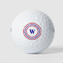 Search for red white and blue golf balls Patriotic