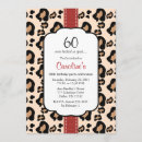 Search for leopard 60th birthday invitations Sixty