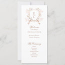 Search for monogram wedding programs Formal