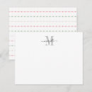 Search for dot pattern monogram note cards Chic