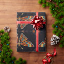 Search for moth wrapping paper Blue