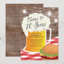 Search for cheers to 70 years birthday invitations Beer