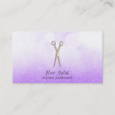 Search for purple glitter business cards Elegant