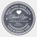 Search for handmade for you stickers Handmade with love