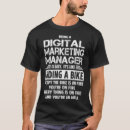 Search for marketing manager tshirts Media