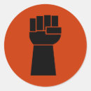 Search for black power stickers Fist