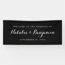 Search for wedding banners Black