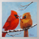 Search for cardinal bird art Winter