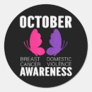 Search for domestic violence awareness stickers Cancer