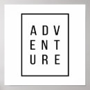 Search for adventurers posters Typography