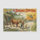 Search for cow and chicken tissue paper Vintage